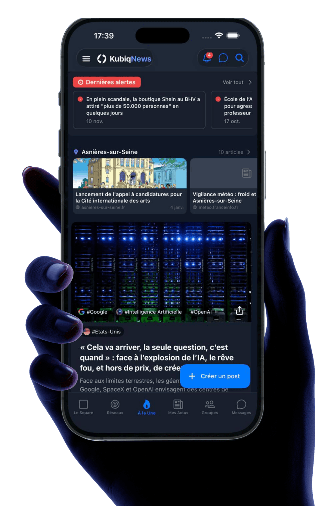 Kubiq News Application